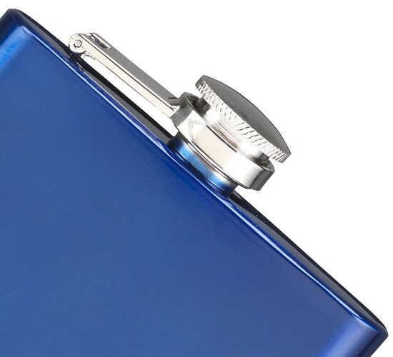 Heupfles 200ml dop blau