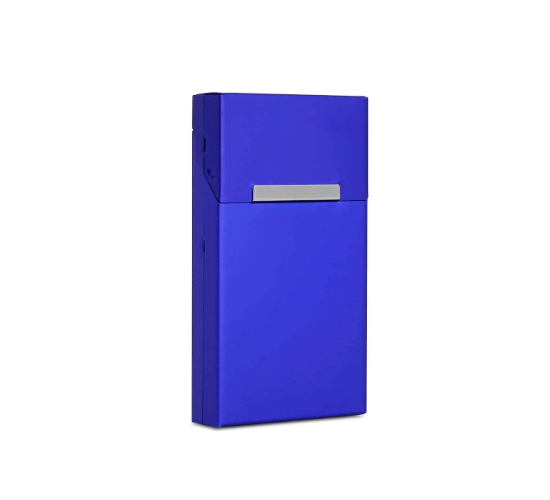 Aluminium doosje small blauw