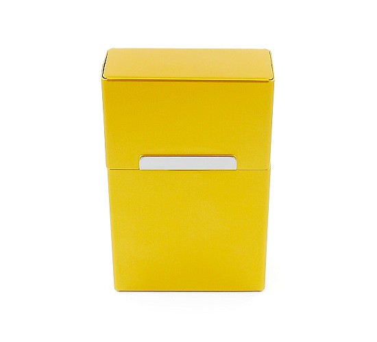 Goud kleurig boxje voor 20 zelfgemaakte sigaretten
