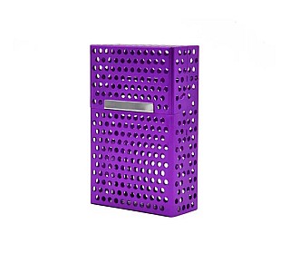 Aluminium doosjes met gaatjes en verschillende kleuren