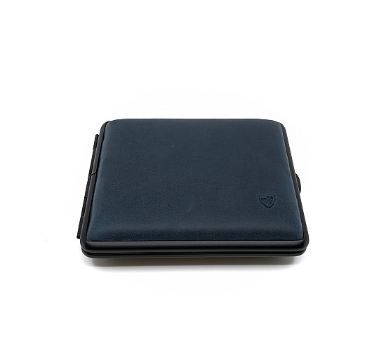 Blauw suede koker vom hofe