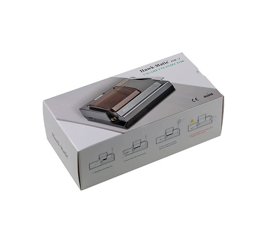 Originele verpakking van de Hawkmatic HK2 sigarettenmachine