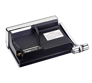 De originele Powermatic 1 Plus Elite sigarettenvuller, bekeken vanaf de zijkant