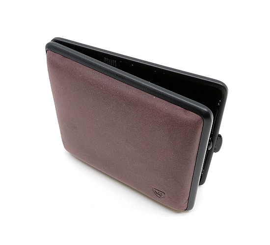 Rode sigarettenkoker vom hofe suede leer