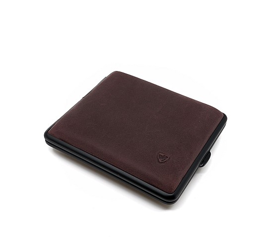 Suede leer rood koker 18 sigaretten