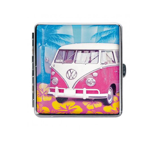 Volkswagen T1 Campingbus sigarettencase blauw