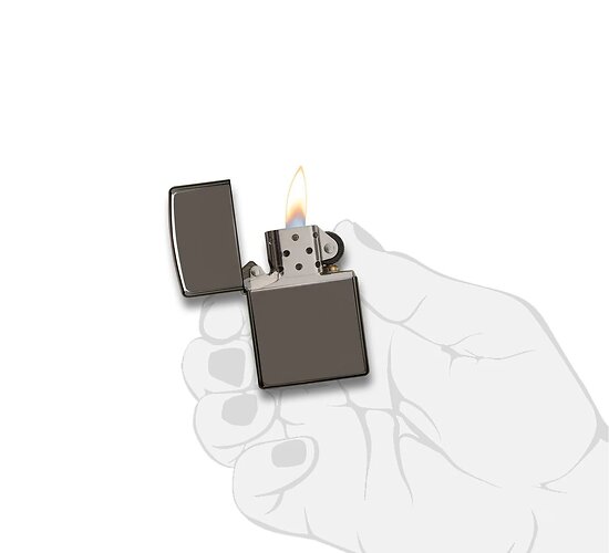 1024001 zippo black ice