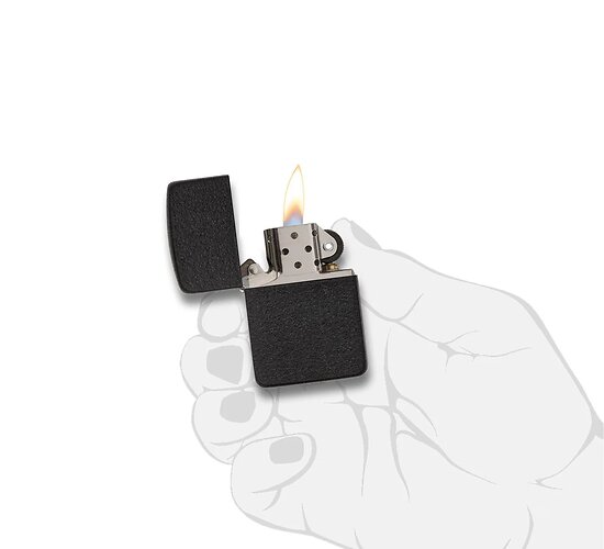 1941 replica black crackle zippo
