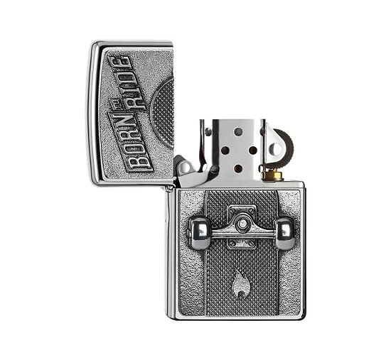 2007903 skateboard zippo