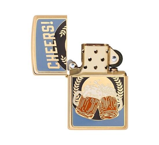 2008115 foodie beer zippo