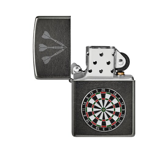 2008202 dartboard disc zippo
