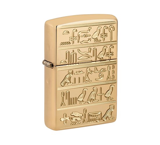 60007668 zippo hieroglyphs