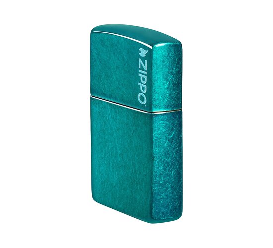 60007678 classic zippo candy teal logo