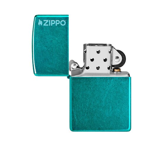 60007678 iced zippo candy teal logo