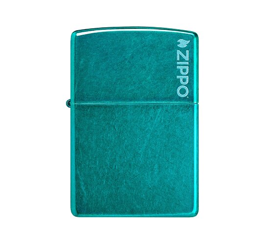 60007678 zippo classic candy teal logo