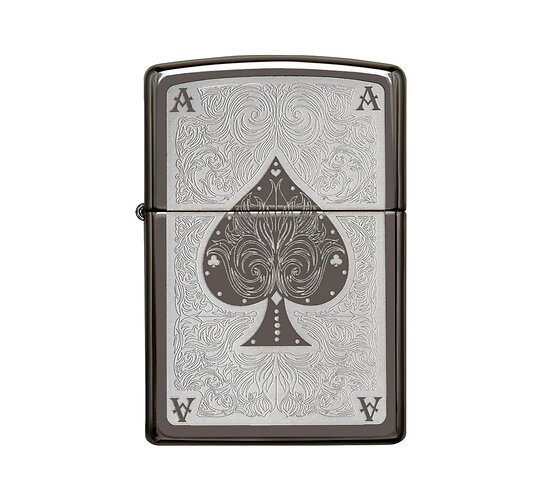 Ace filigree zippo