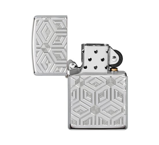 Armor zippo boxes all over design multicut