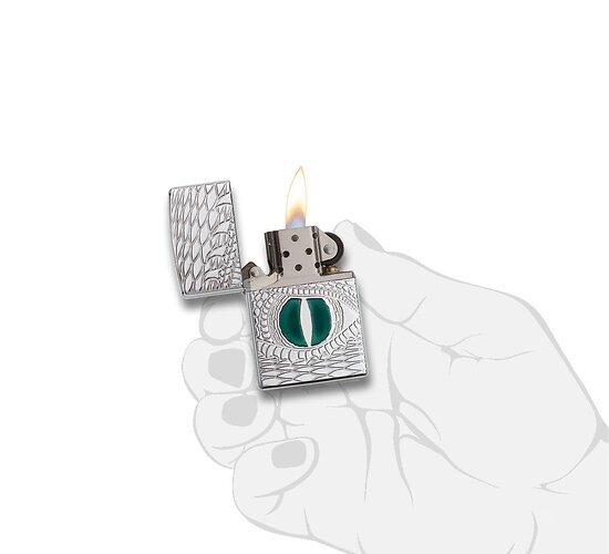 Armor zippo dragon eye deep carve