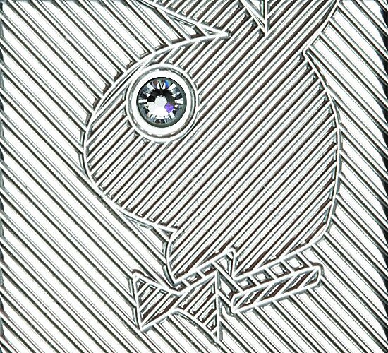 Playboy armor zippo met Swarovski steentje