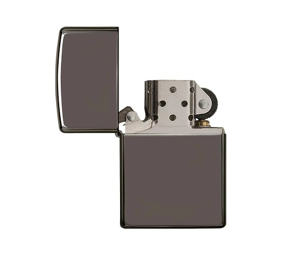 Black ice zippo classic
