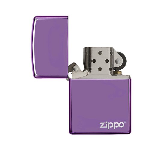 Classic abyss zippo engraved logo
