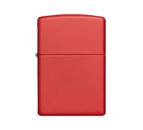 Classic red matte zippo