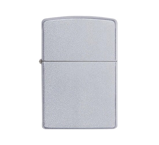 Classic satin chrome zippo