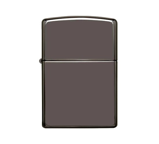 Classic zippo black ice