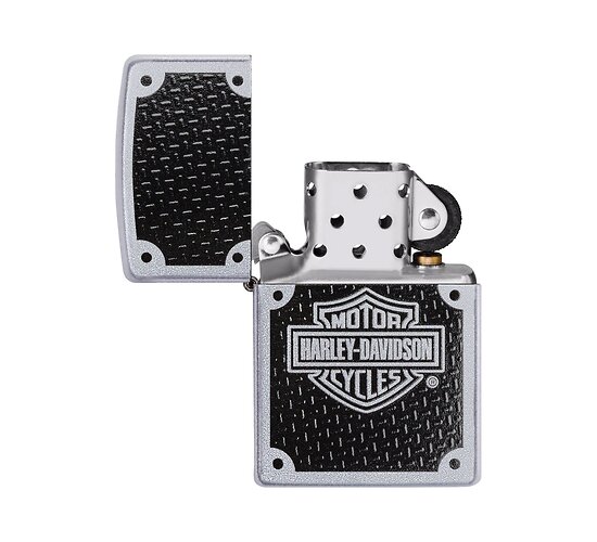 Classic zippo harley davidson carbon