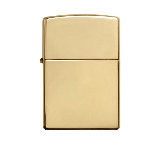 Classic zippo high polished brass