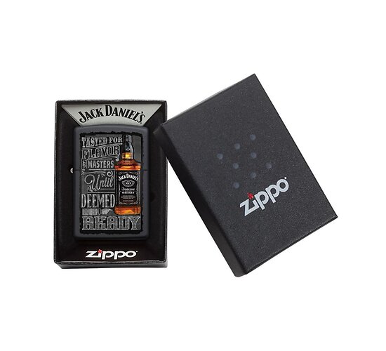 Classic zippo jack daniel black ready