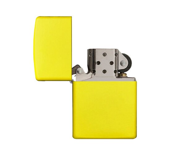 Classic zippo lemon matte