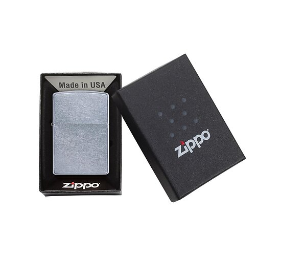 Doosje met de Street chrome van Zippo