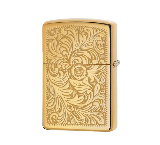 Classic zippo venetian brass