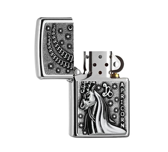 Classic zippo zodiac capricorn