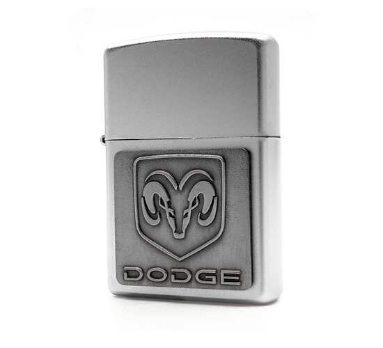 Dodge zippo aansteker ram pewter