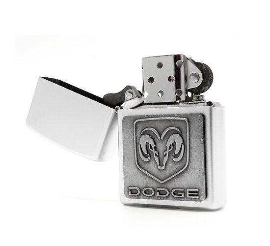 Dodge zippo open inside
