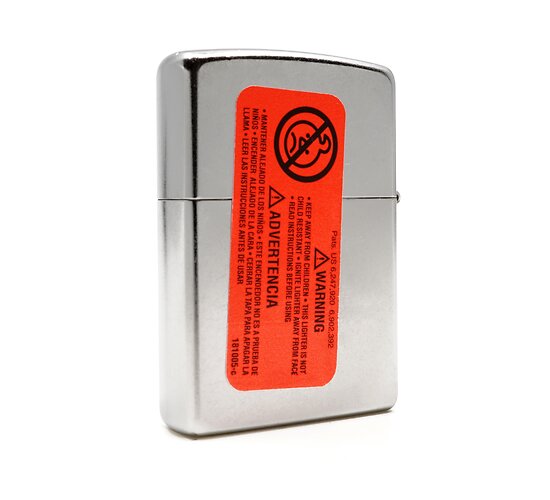 Elvis zippo chrome 2001 achterkant