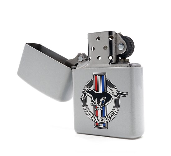 Ford mustang 35th anniversary zippo