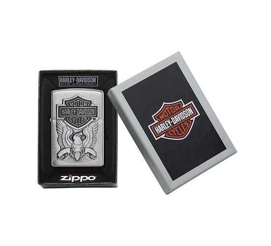 Harley Davidson adelaar zippo met origneel HD doosje