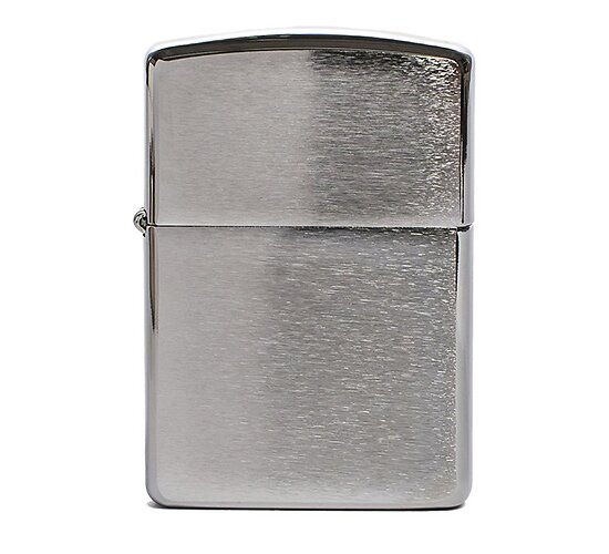 Zippo armor case brushed chrome finish