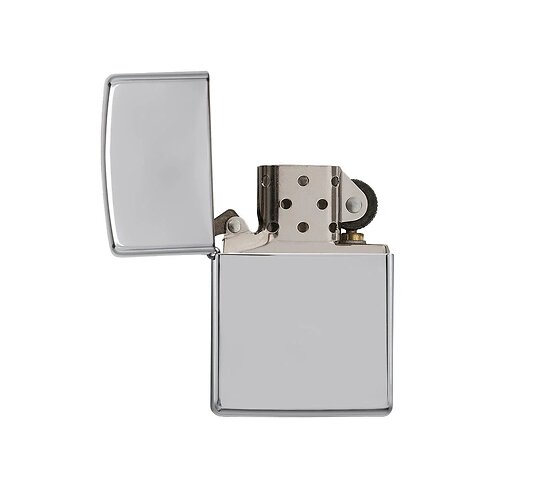 Hoogglans classic chrome zippo