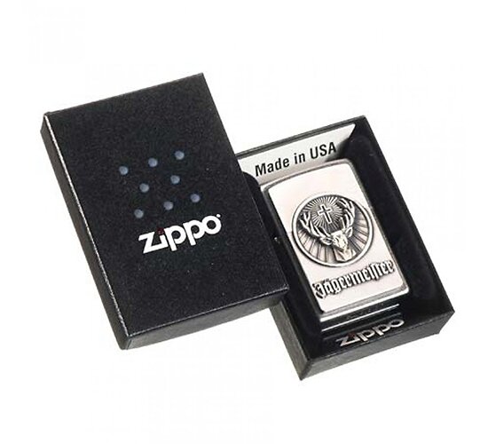 Jagermeister logo aansteker in origineel doosje van Zippo