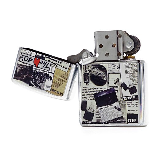 Jaren 40 zippo inside klep