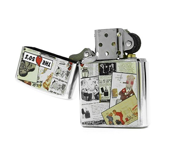 Jaren 50 zippo open