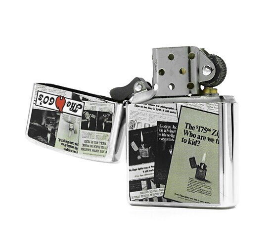 Jaren 60 zippo binnen