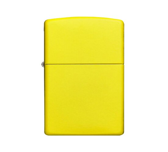Lemon matte zippo