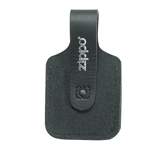 Lptbk black zippo pouch thumb notch