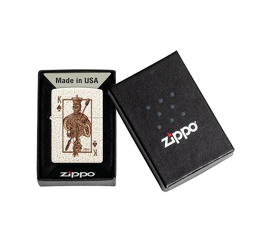 Rick rietveld zippo ace skull design mercury glass