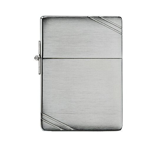 Zippo 1935 replica w slashes chrome